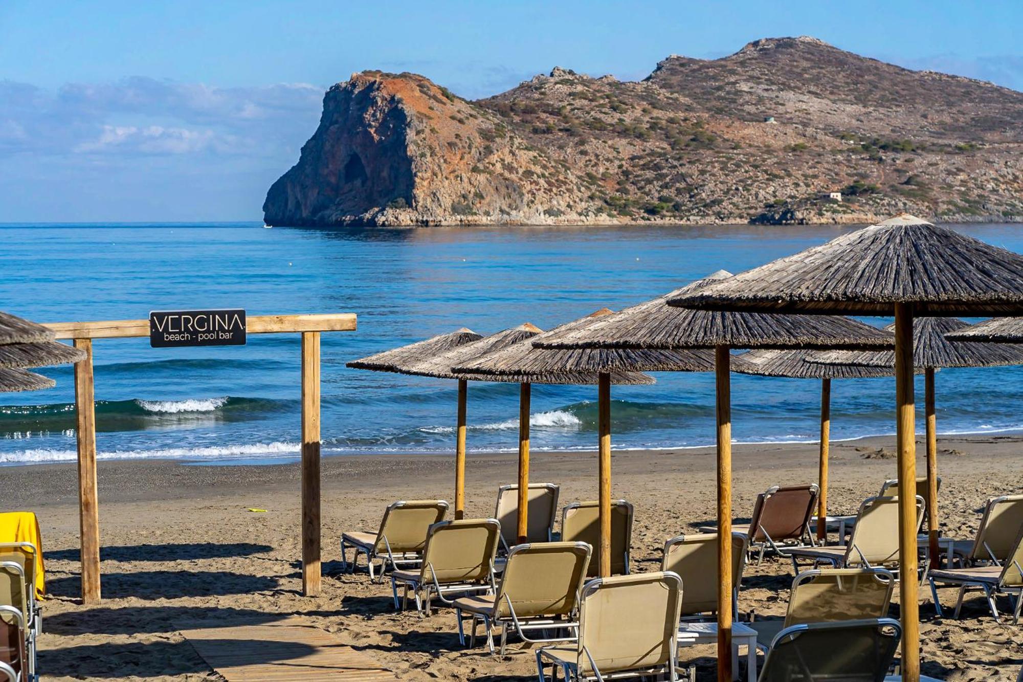 Vergina Beach Hotel Agia Marina エクステリア 写真